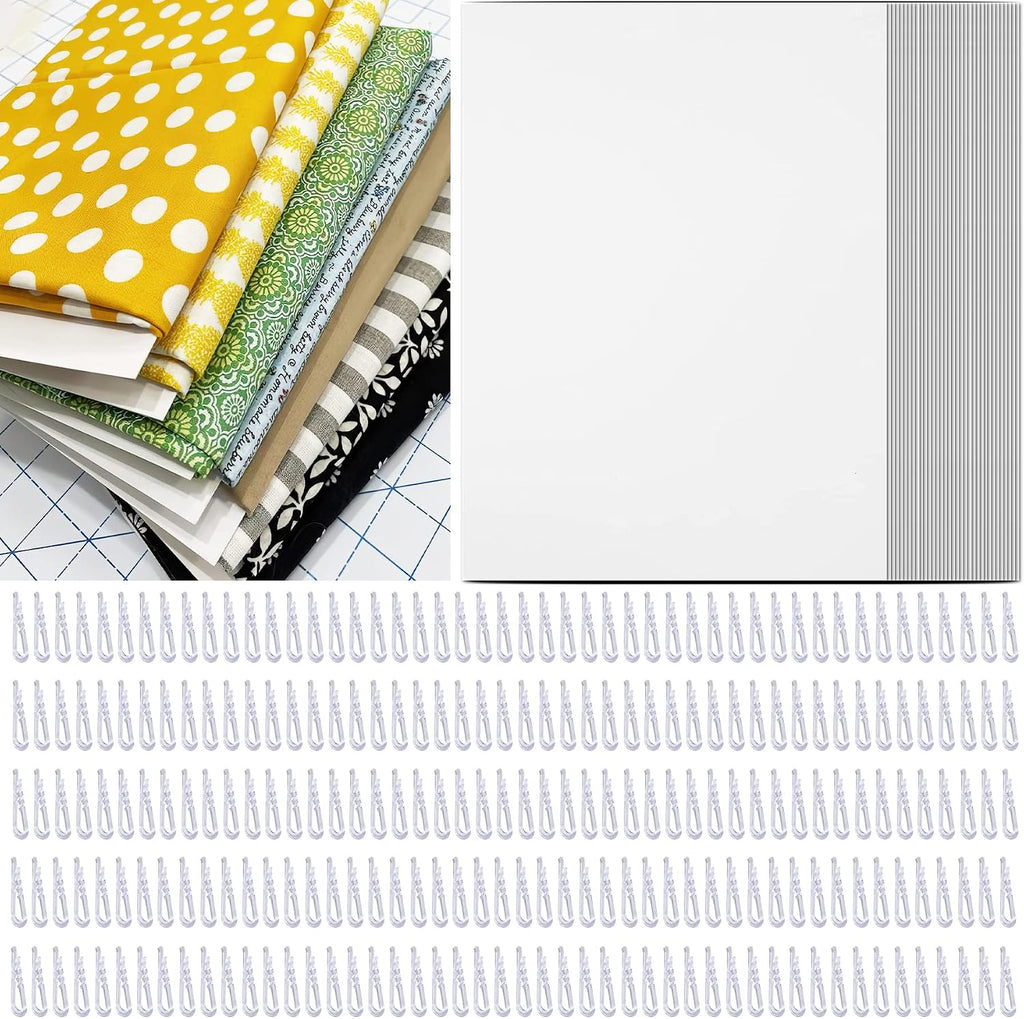 60 Pcs Thicken Comic Book Boards and 240 Pcs Clear U Shape Plastic
