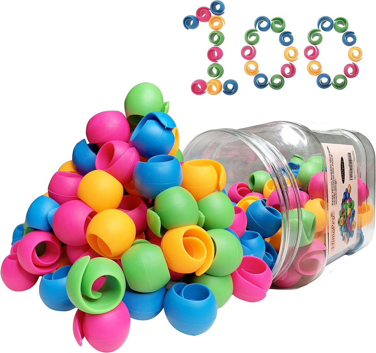 HimaPro Silicone Thread Spool Huggers - Prevent Thread Tails from