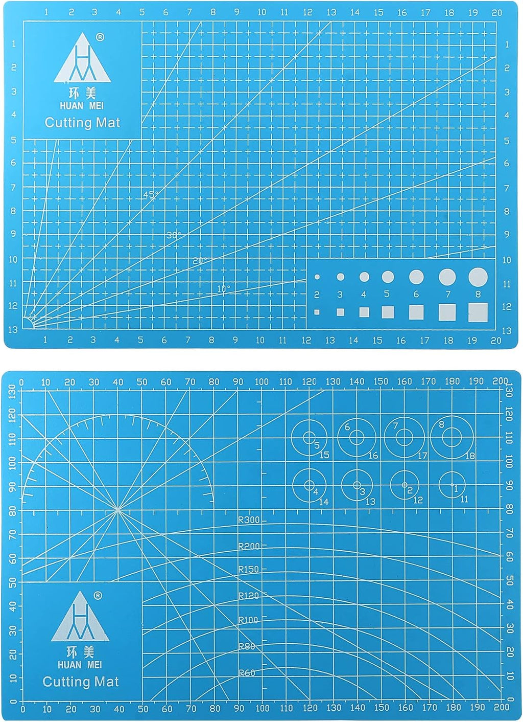 MECCANIXITY Cutting Mats 8" x 6" Rotary Fabric Mat Self Recover Sewing
