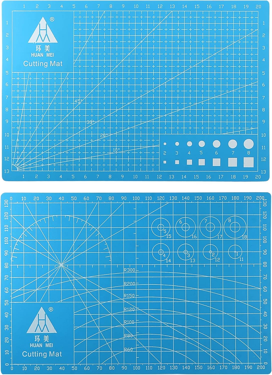 MECCANIXITY Cutting Mats 8" x 6" Rotary Fabric Mat Self Recover Sewing