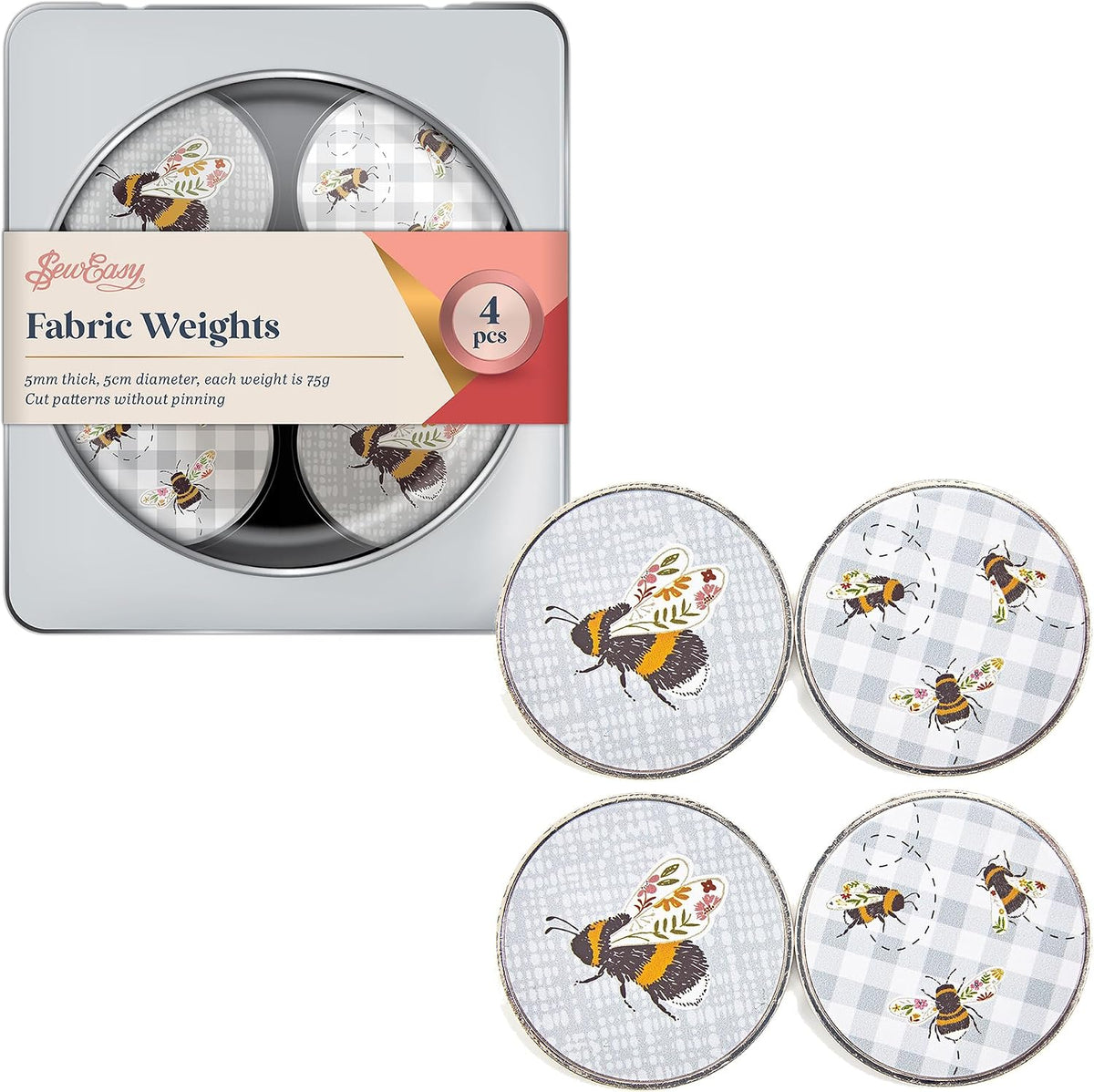 Sew Easy Pattern Fabric Weights - for Sewing, Crafts, Pattern Cutting