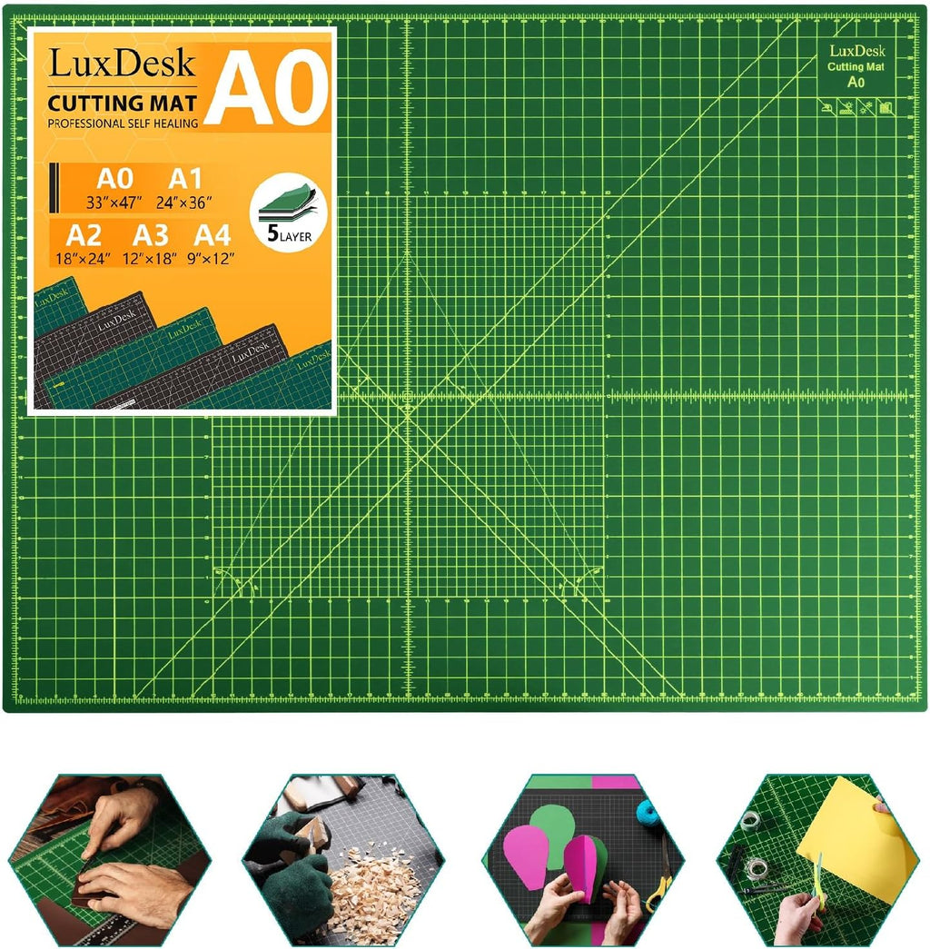 Large Self-Healing Sewing Cutting Mat 36 x 48 in / A0 Quilting Cutting