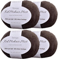 Kid-Silk Mohair Yarn, Lace Weight, 4 Balls 100g, 1420 yds