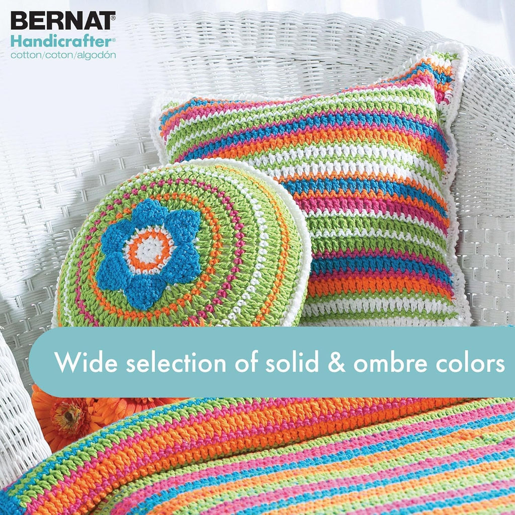 Bernat Softee Cotton Yarn for Crocheting Soft, Black, 3-Pack