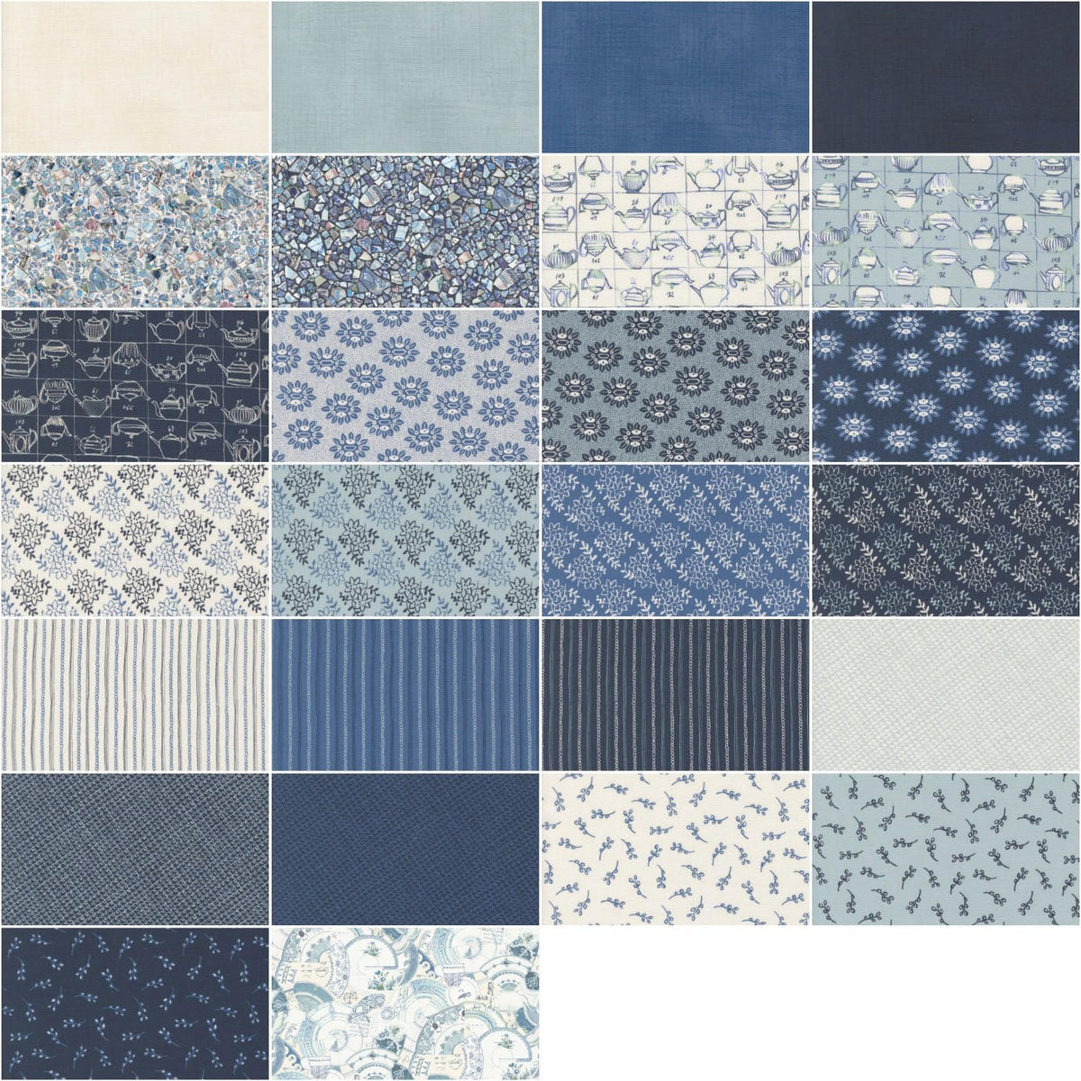 Larking Charm Pack By Janet Clare 5-inch Precut Fabric Squares
