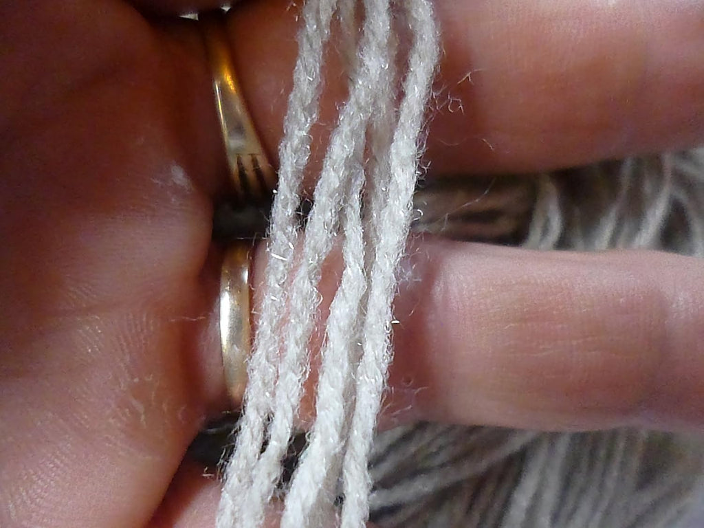 FOUR SKEINS Beige Soft Acrylic Sport DK Weight Knitting Crochet Yarn