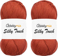 Silky Touch Acrylic Yarn - Soft Sport Weight Yarn for Crochet &