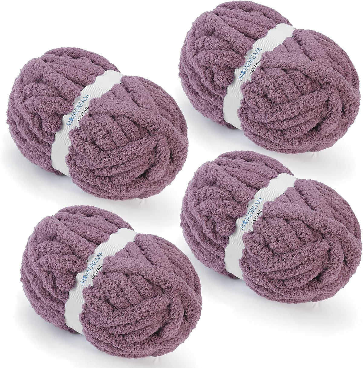 Roan Rouge Chunky Chenille Yarn for Crocheting and Hand Knitting