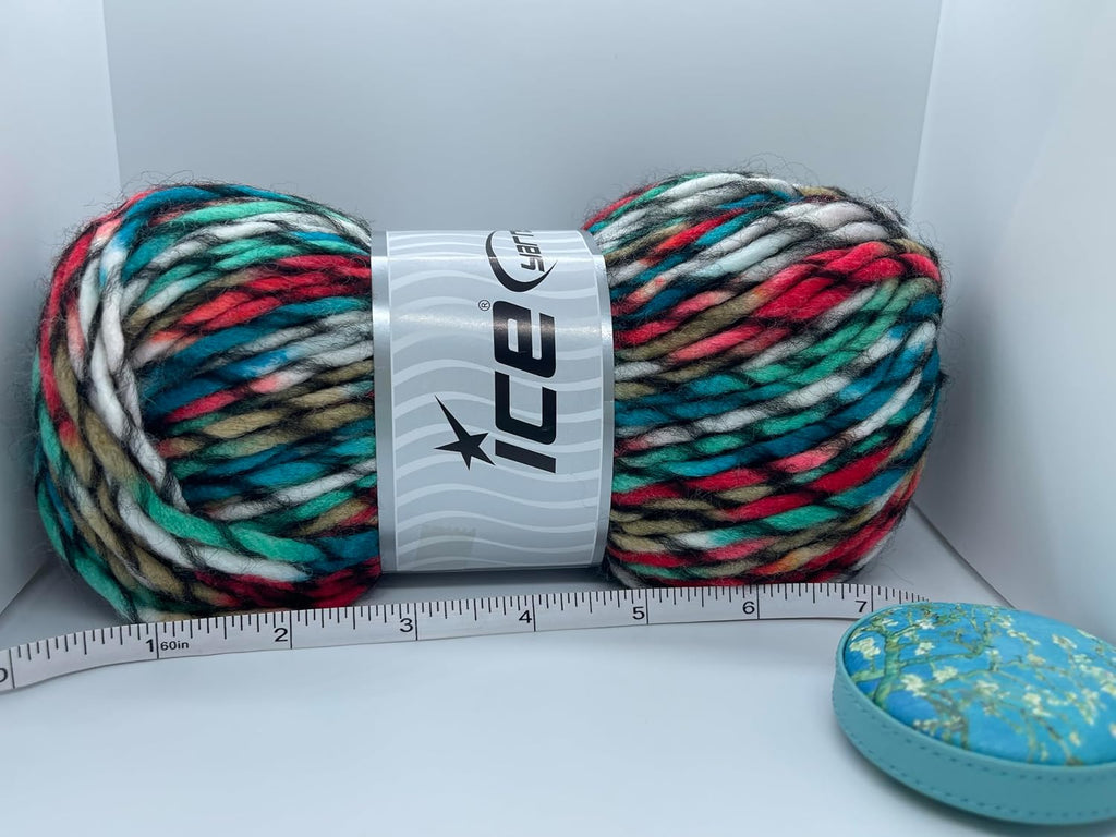 Armonia Lana Bulky - Red, Green, Teal, Tan, White, Black Acrylic Wool