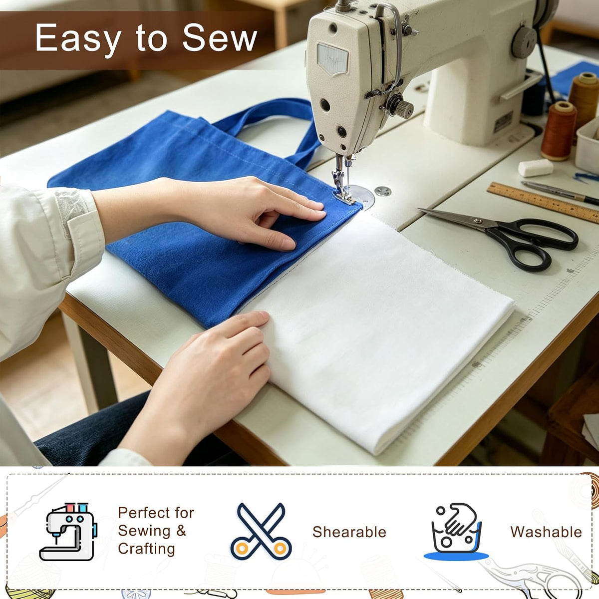 QTRQTR Soft and Stable Foam Stabilizer for Sewing Flex Foam 35x57 Inch