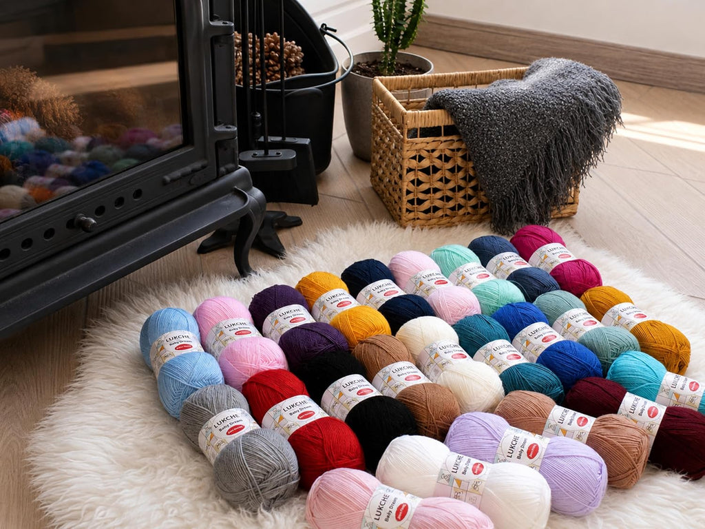 Baby Dream Anti-Pilling Acrylic Yarn for Crochet & Knitting, 100%