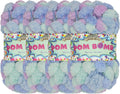JubileeYarn Pom Bomb Yarn - Diamonds in The Sky - 4 Skeins