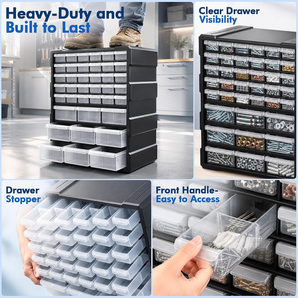 Drawer Organizer Craft Organizers and Storage with Dividers Labels