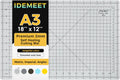Self Healing Cutting Mat 18" x 12", A3 Double-Sided for Sewing &