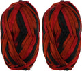 JubileeYarn Mesh Fishnet Yarn - Chunky Acrylic - 200g/Skein - Red