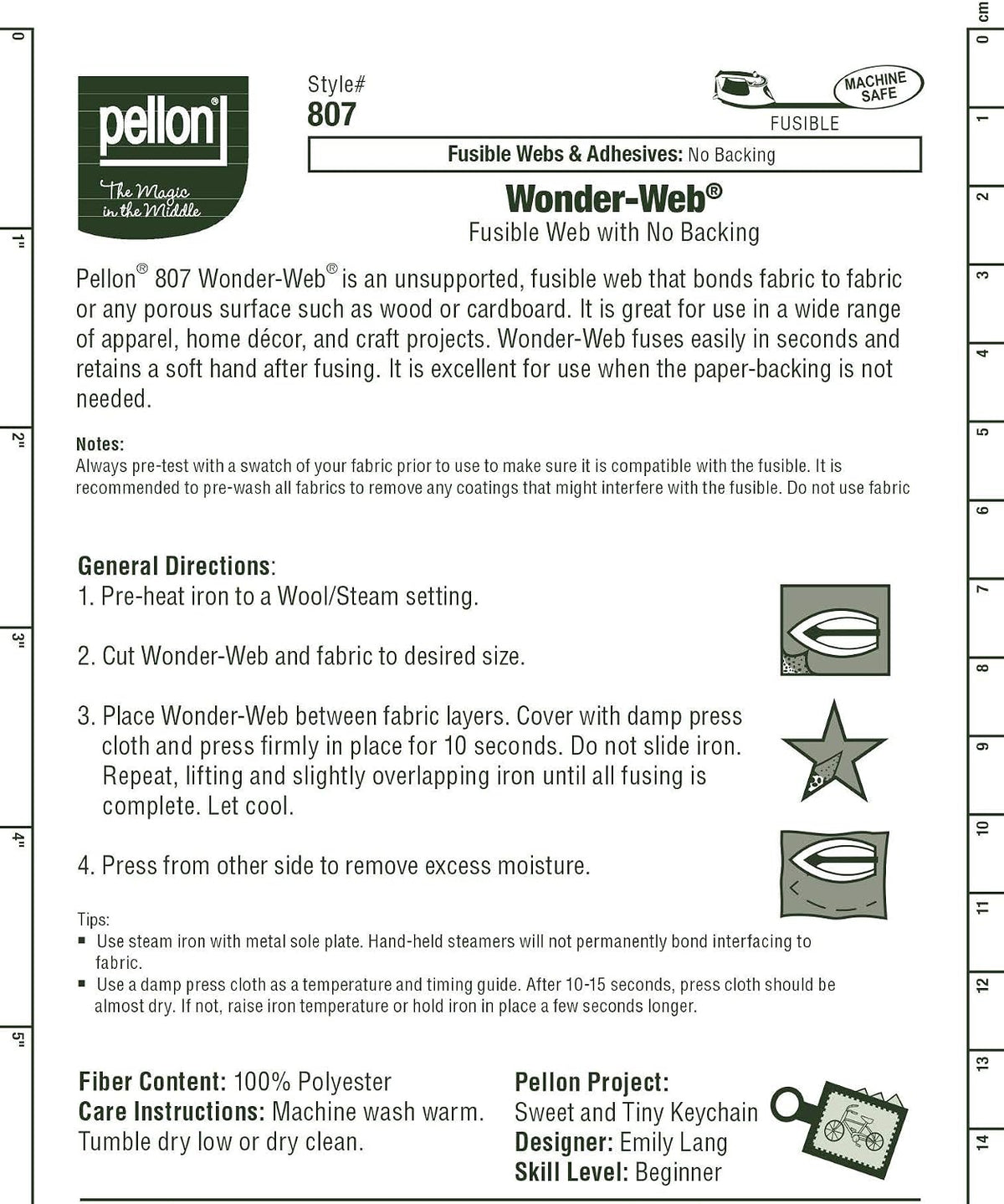 Pellon Fusible Interfacing 1 Yard (1 Pack, 807)