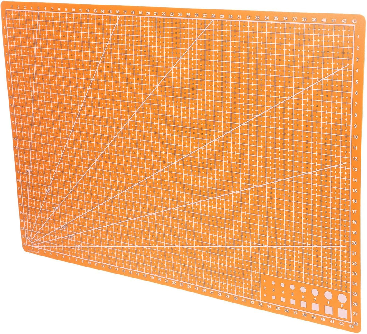 Double Sided Self Healing Cutting Mat, Gridded PVC Craft Board for