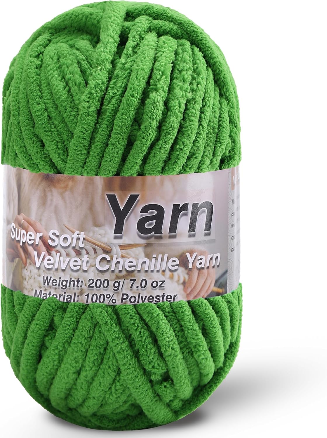 #6 Super Bulky Baby Blanket Yarn for Crocheting - Weight Per Roll