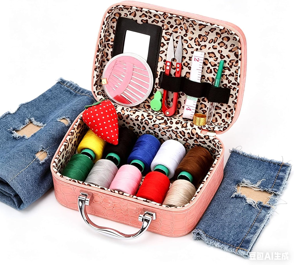 Sewing Kit for Adults, Needle and Thread Kit with Measure Tape,10