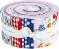 Cath Kidston Signature Collection Rolie Polie 40 2.5-inch Strips Jelly