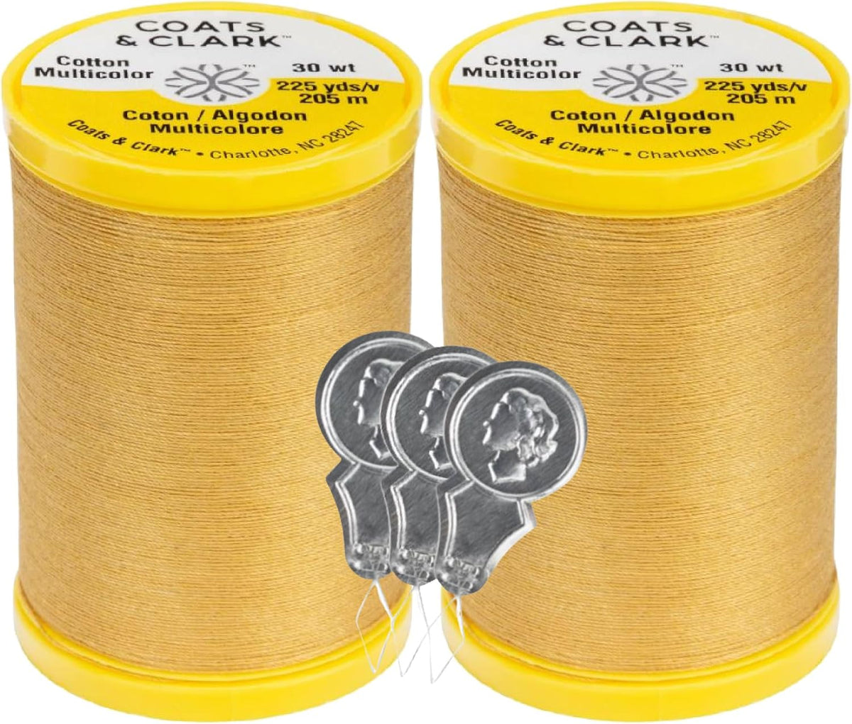 Coats & Clark Cotton All Purpose Sewing Thread 100% Mercerized Cotton