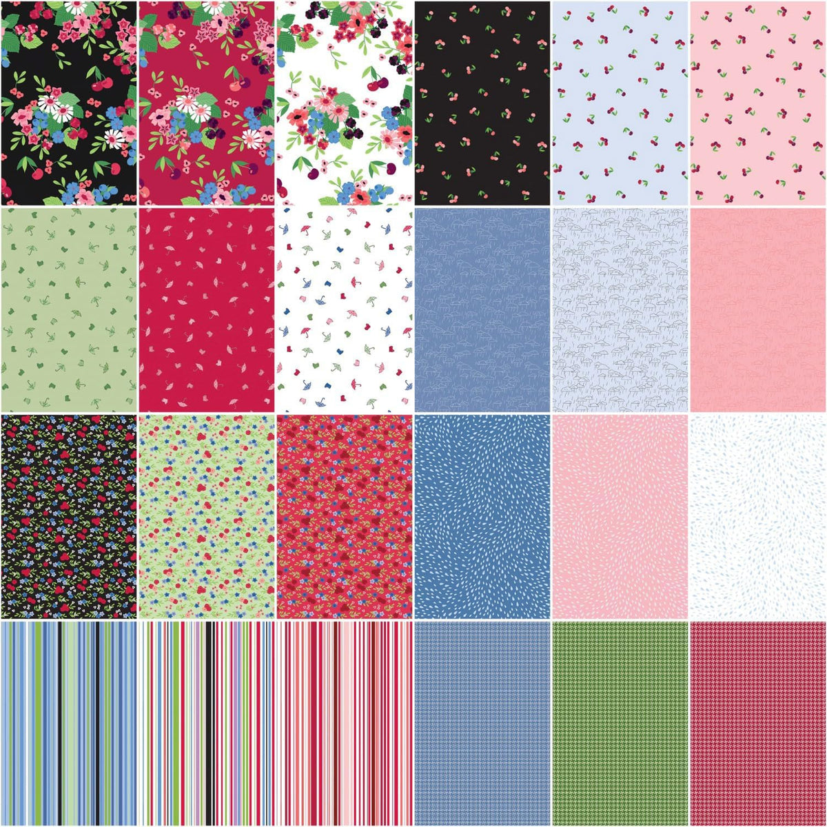 Jill Finley Cloudburst 10" Stacker 42 10-inch Squares Layer Cake Riley