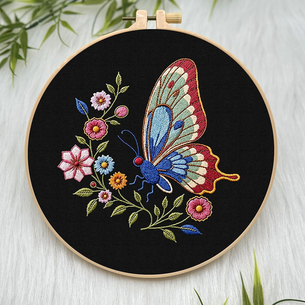 ERKOON Embroidery Kit for Beginners Adult, Cross Stitch Set Include