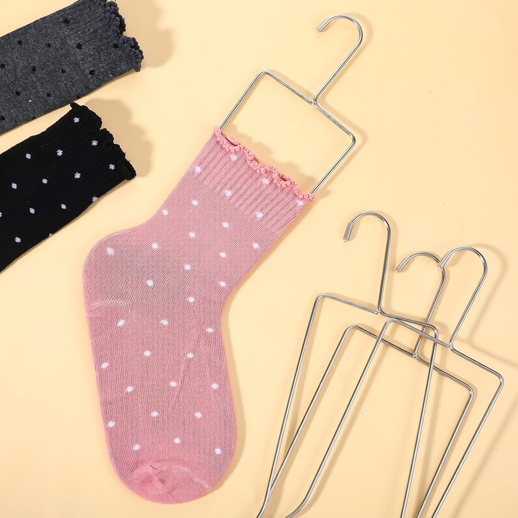 6 Pcs (3 Pairs) Stainless Steel Sock Blockers - Small, Medium, Large
