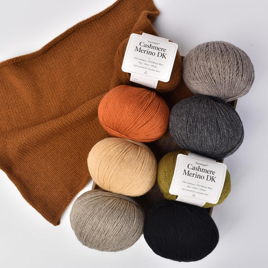 Cashmere Merino DK Weight Yarn | Premium Natural Fibers | Soft, Warm &
