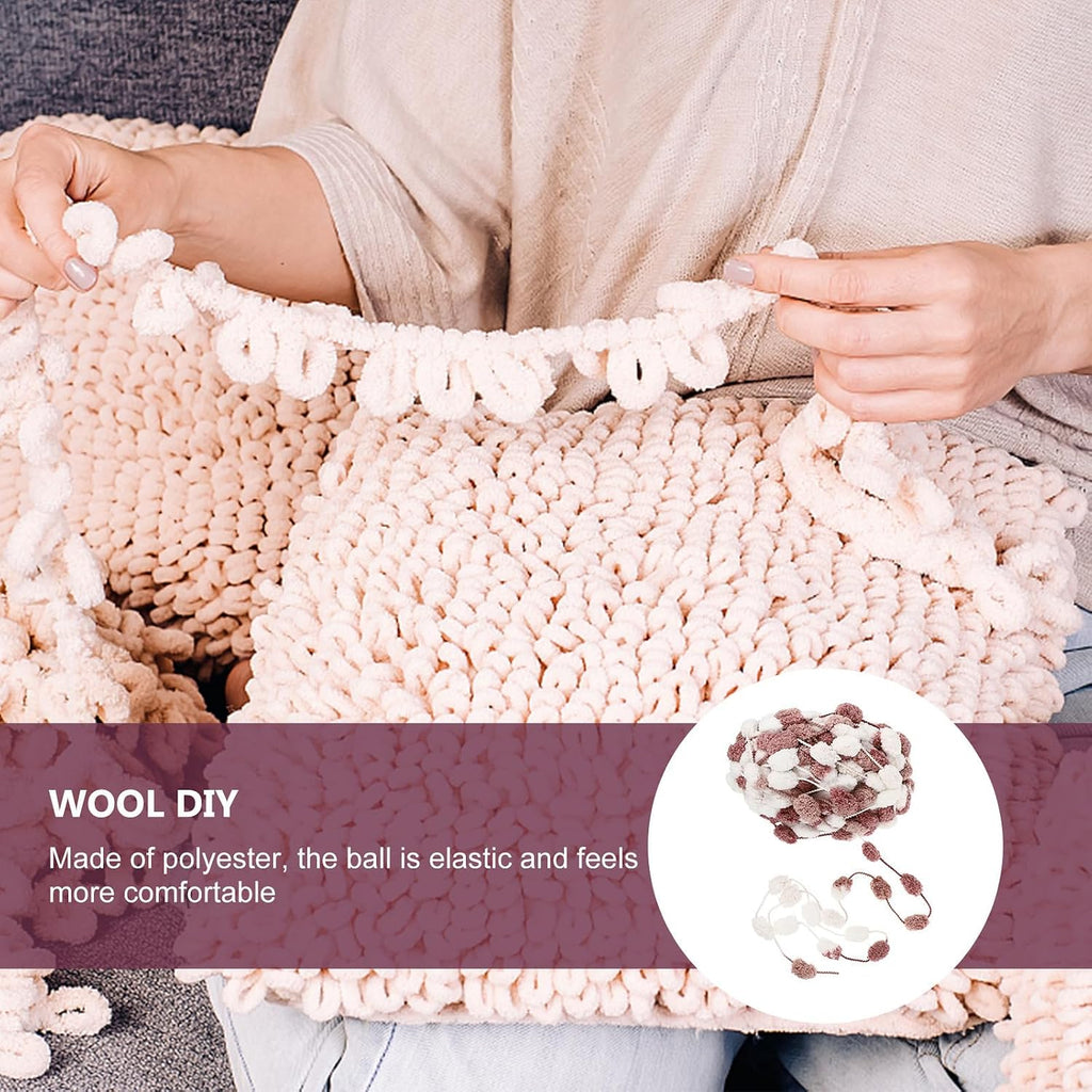 Polyester Crochet Yarn Roll for Knitting DIY Crafts and Home Decor