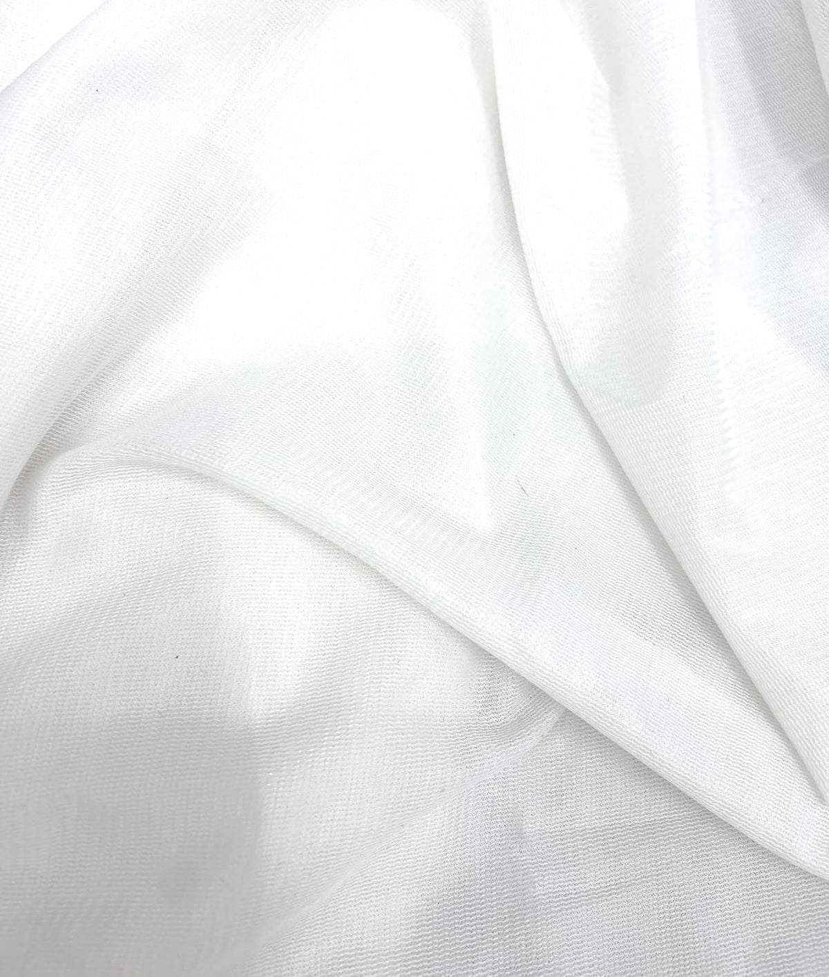 French Woven White Tricot INTERFACING -Fusible Light Weight, 58" Wide