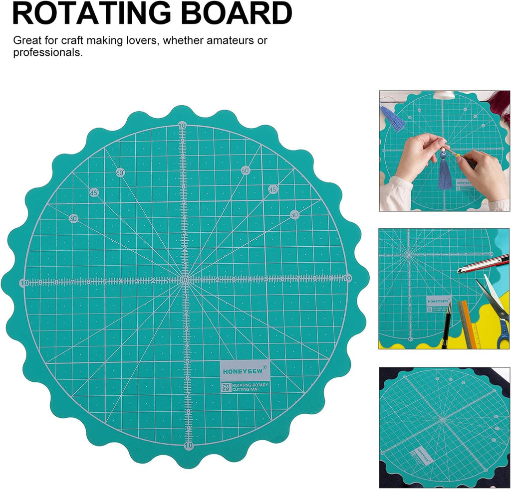 EXCEART Small Fabric Rotary Mat 1PC Cutting Mat Diameter Healing