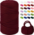 JeogYong T-Shirt Yarn, 400g/164 Yards Polyester Crochet T Shirt Yarn