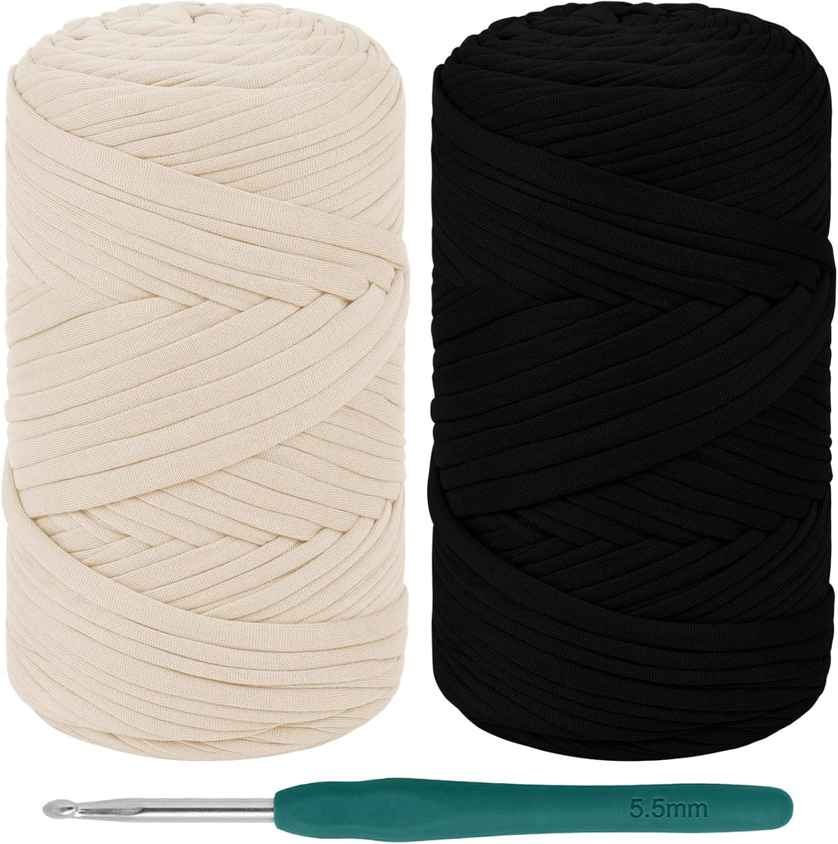 JeogYong 2 Pack T-Shirt Yarn, 800g/328 Yards Polyester Crochet T Shirt