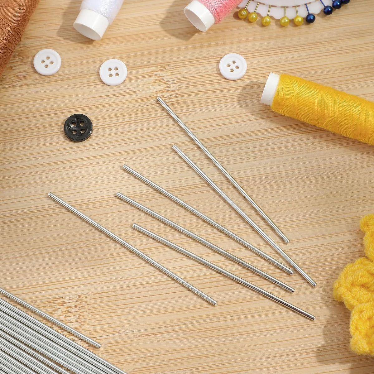 20pcs Stainless Steel Crochet Board Blocking Pins
