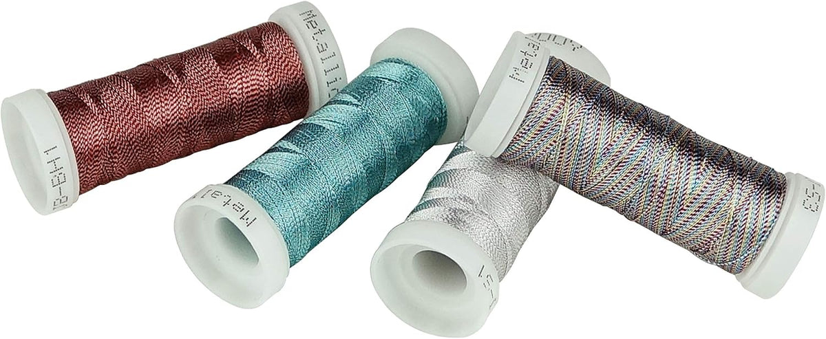 Metallic Embroidery Thread 200 Yards Each for French Embroidery or