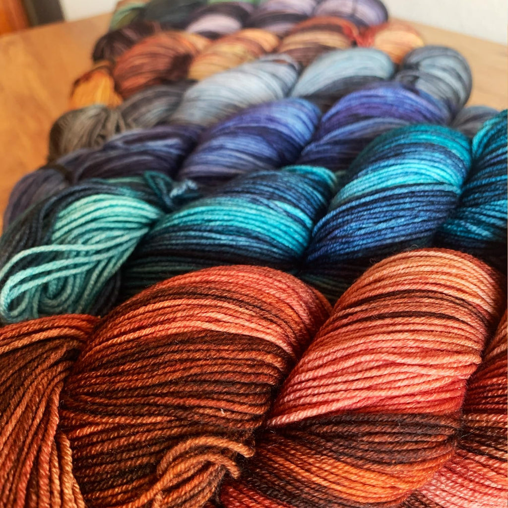 Troyarn Comfort Feet (1- Skein Pack) Hand Painted Yarn 75% Superwash