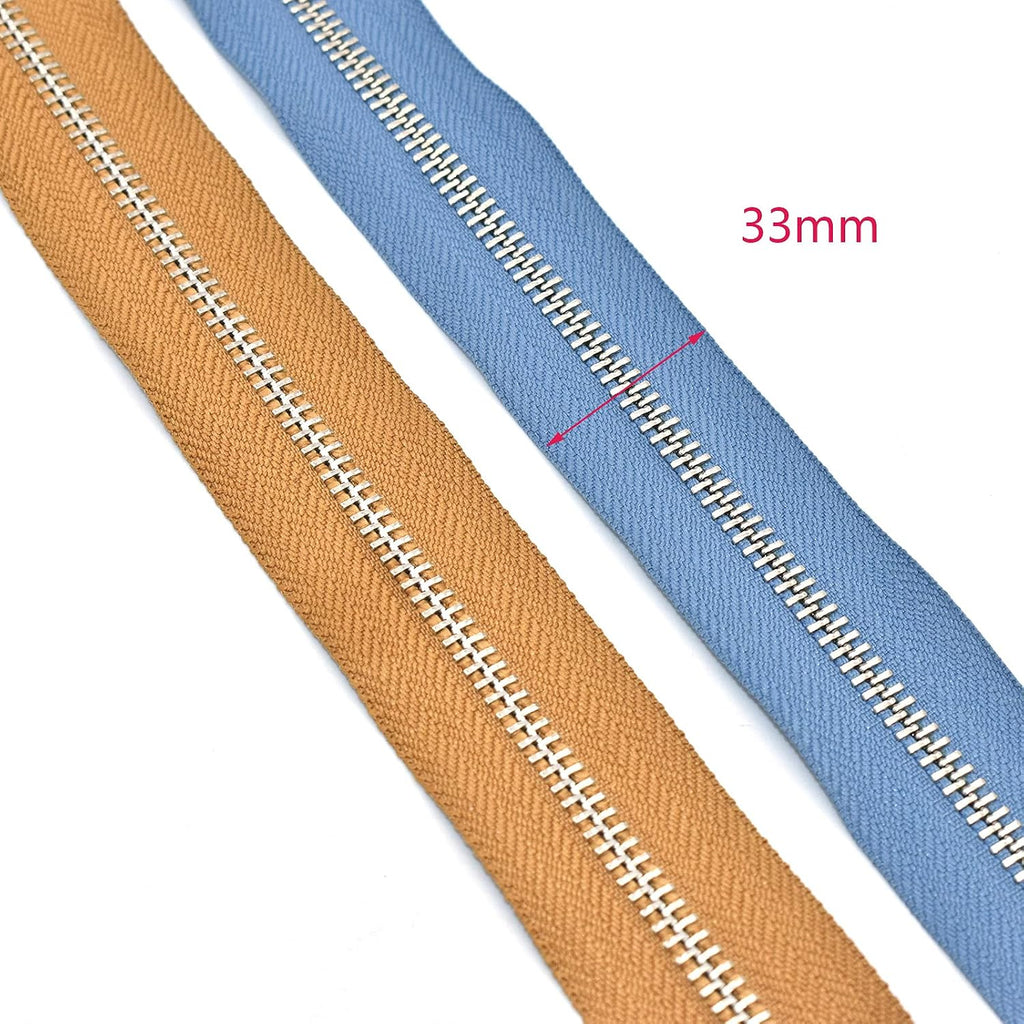 Colorful Zipper Tape - Mixed Nylon Coil Zippers Bulk #5 Sewing Zippers