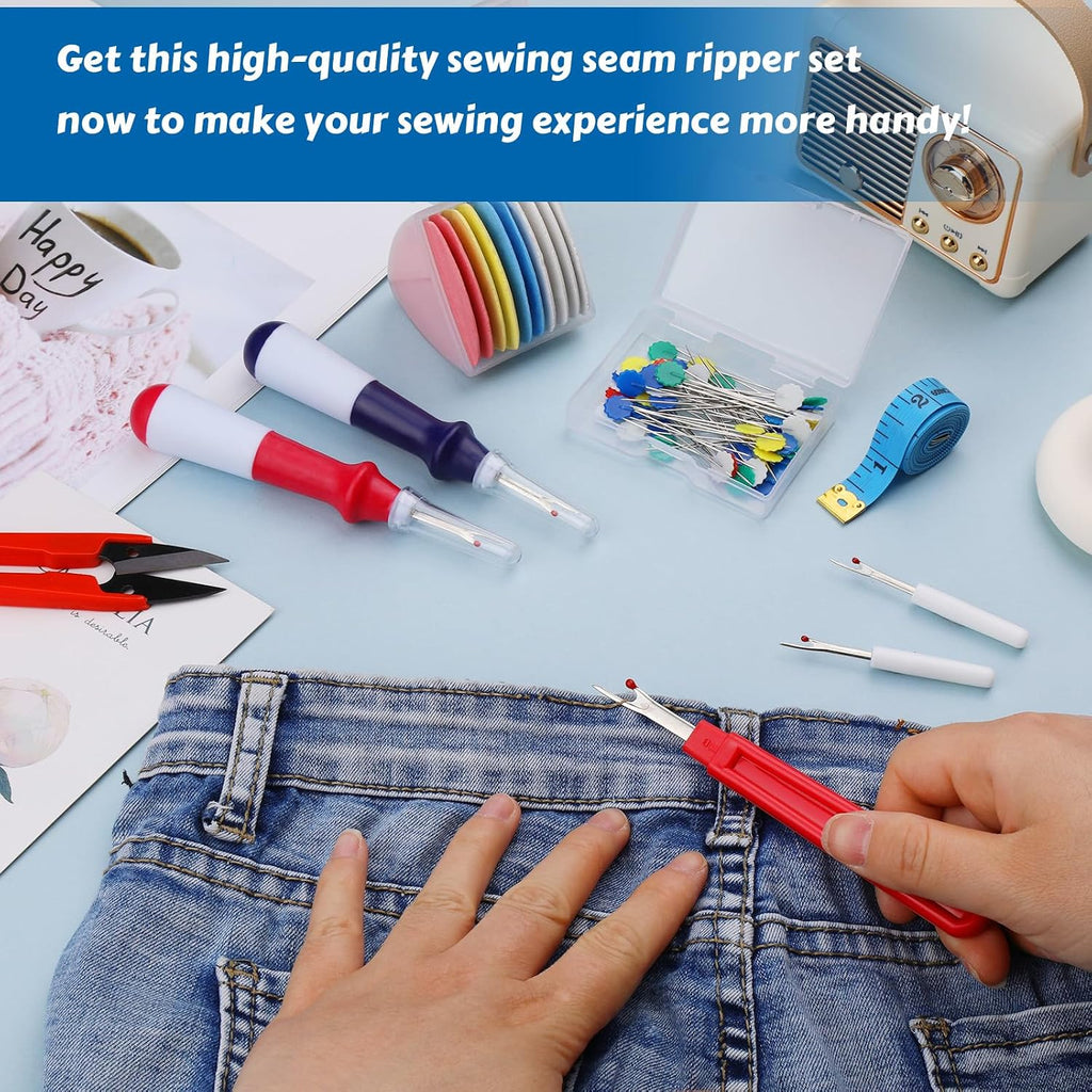 SOCNITC 68 Pcs Seam Ripper Tool Kit Stitch Rippers with Tailors Chalk