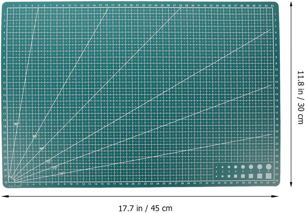 Self Healing Cutting Mat Double Sided Craft Mat Gridded Rotary Cutting