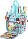 Yarn Knitting Storage Tote-Large Capacity Crochet Organizer Portable