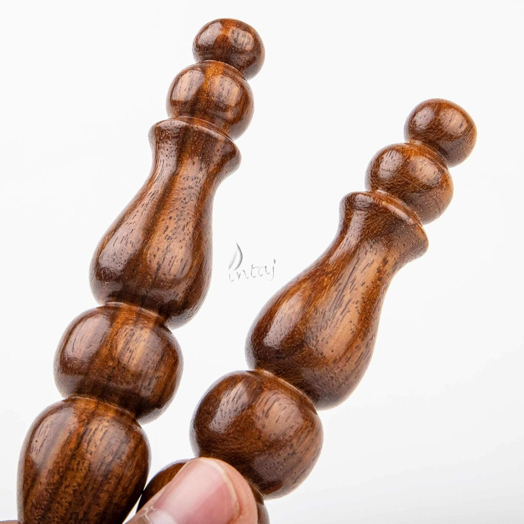 INTAJ Handmade Wooden Crochet Hook - Rosewood Needle Crochet Hooks Set