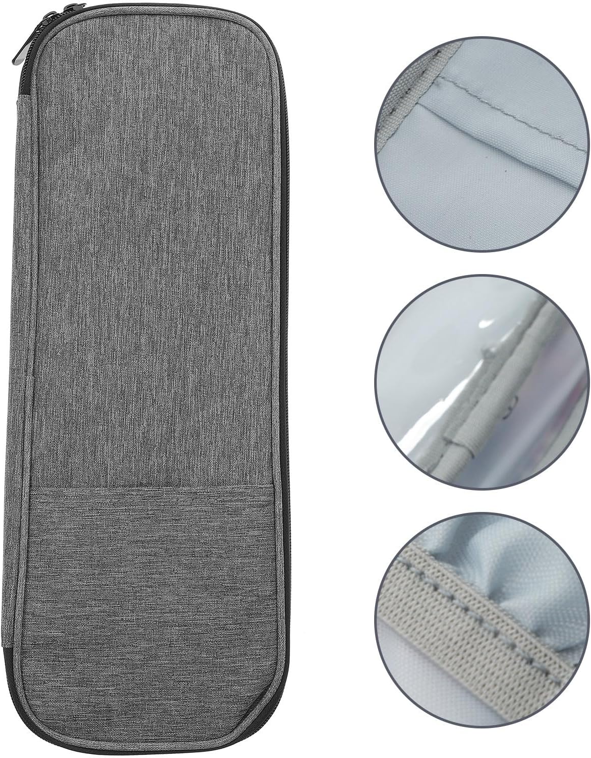 Crochet Hook Bag Organizer with Pockets, Double Layer Oxford Cloth