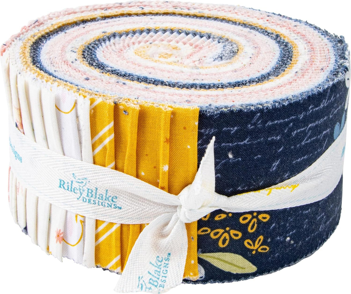 Fran Gulick Between The Pages Rolie Polie 40 2.5-inch Strips Jelly