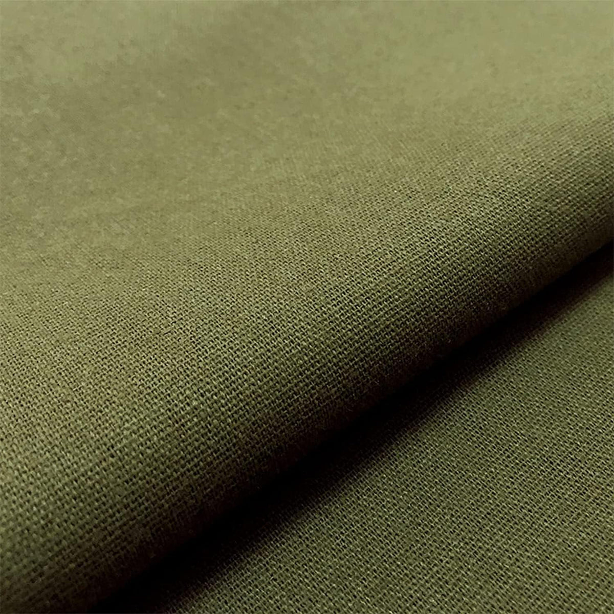 Muslin Linen Embroidery Fabric 21 by 62-Inch Olive Green