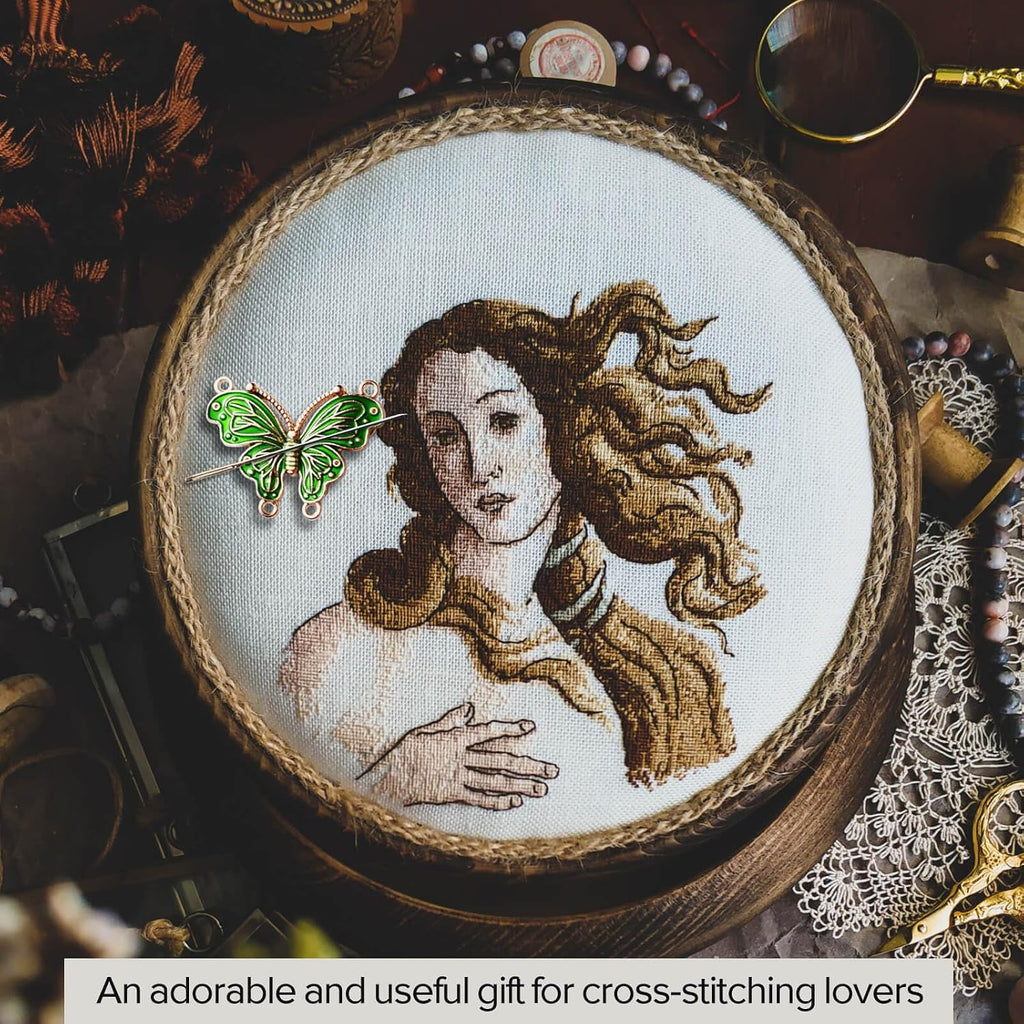 4pcs Cute Butterfly Cartoon Magnetic Needle Keeper for Cross Stitch &