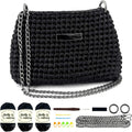 Herally Crochet Kit DIY Bag for Beginners - Crochet Pochette Bag