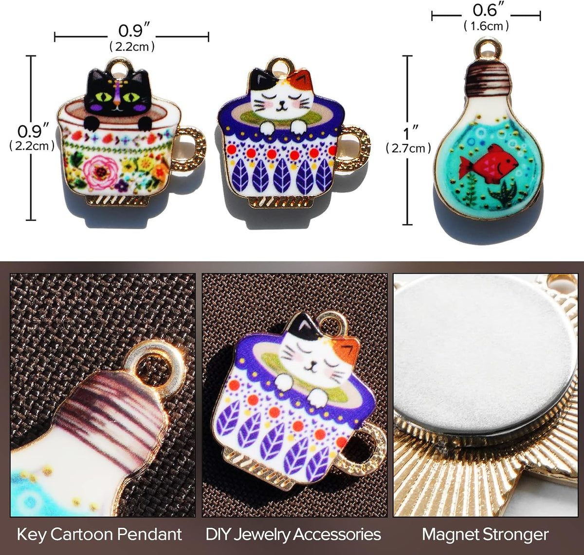 Cute Cat Magnetic Needle Keeper - Cross Stitch, Sewing, Embroidery &