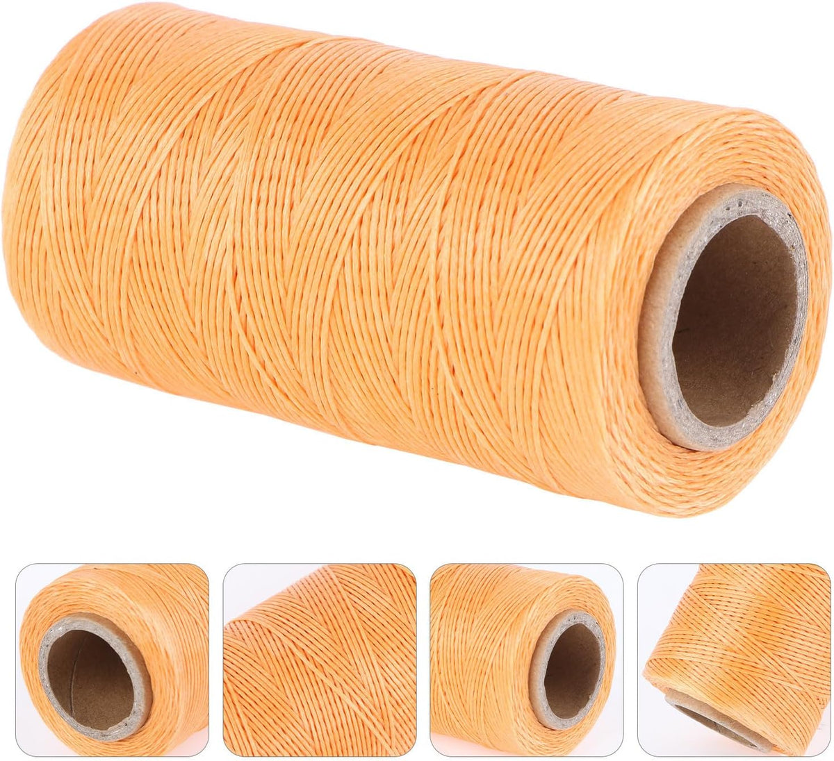 Leather Sewing Wax Thread for Hand Stitching, 150D 0.8mm