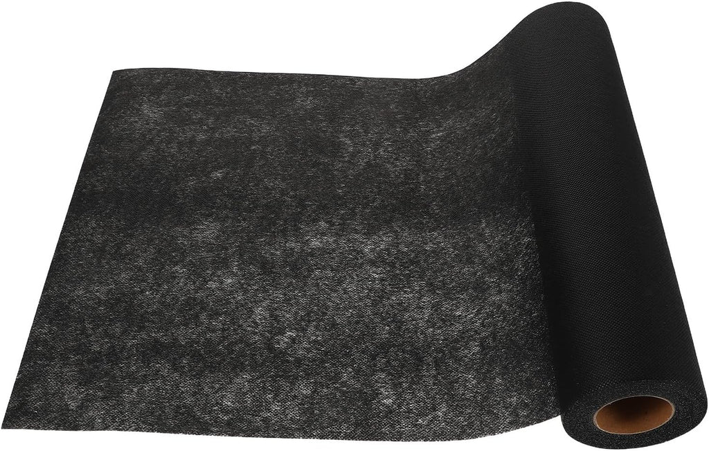 1 Roll Fusible Interfacing for Sewing, Single-Sided Black Non-Woven